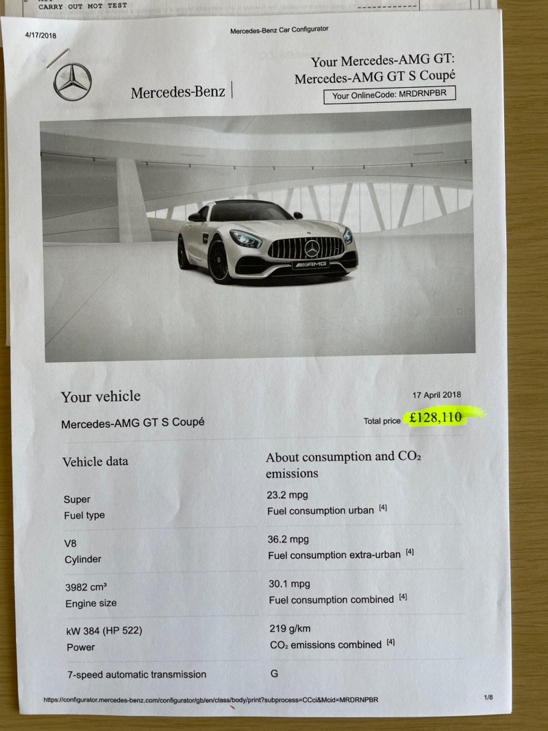 MERCEDES-BENZ AMG GT